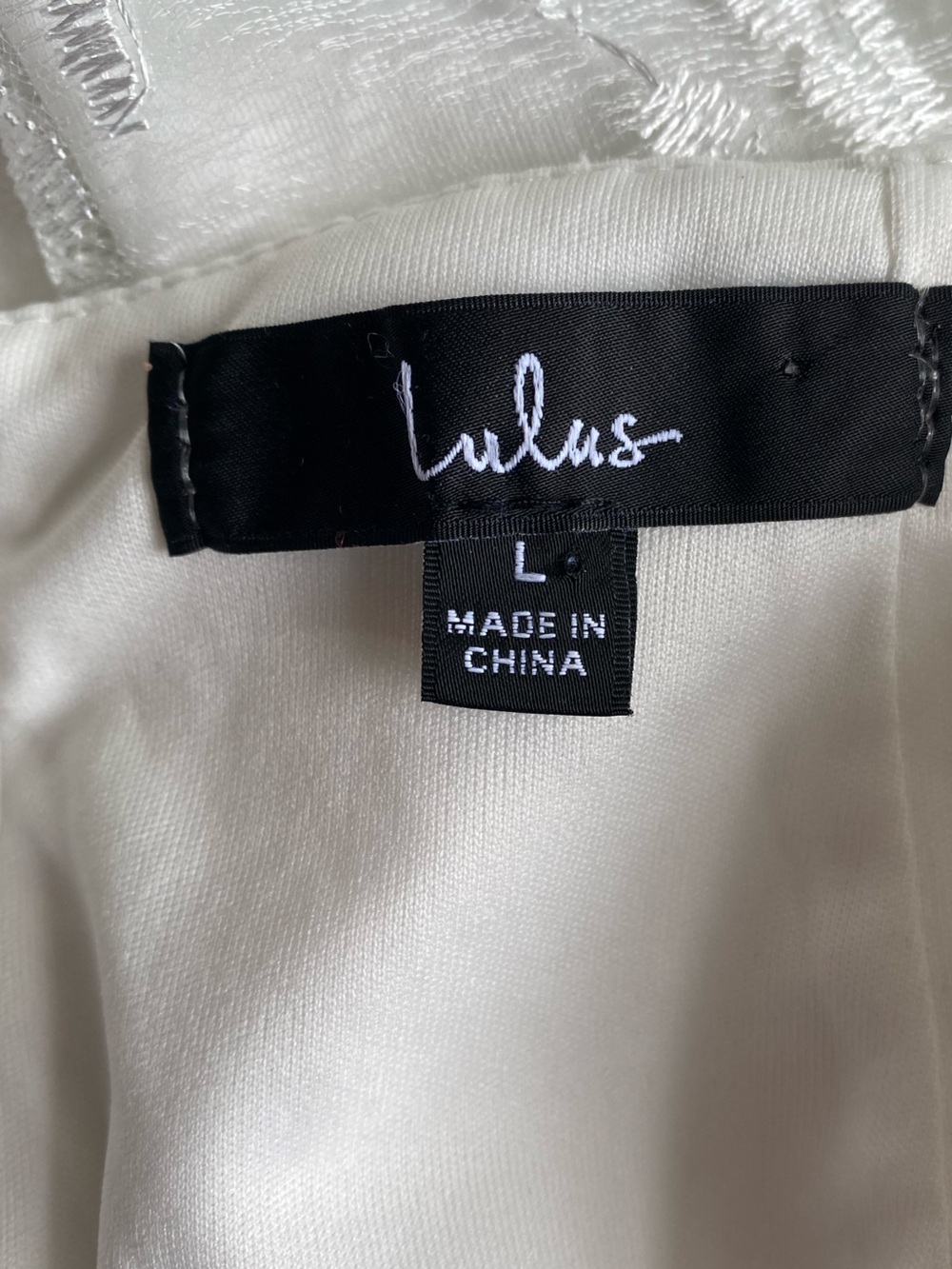 Lulu's Women’s Finge Lace Up Mini Dress Size L - Picture 13 of 15